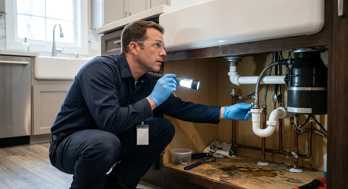 Professional water damage restoration work - How can I inspect my home for water damage?